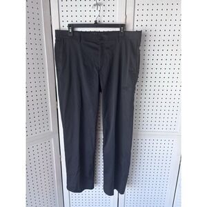 Savane Men's 36/30 Smart Cargo Performance Pants‎ Black Straight Leg Chino